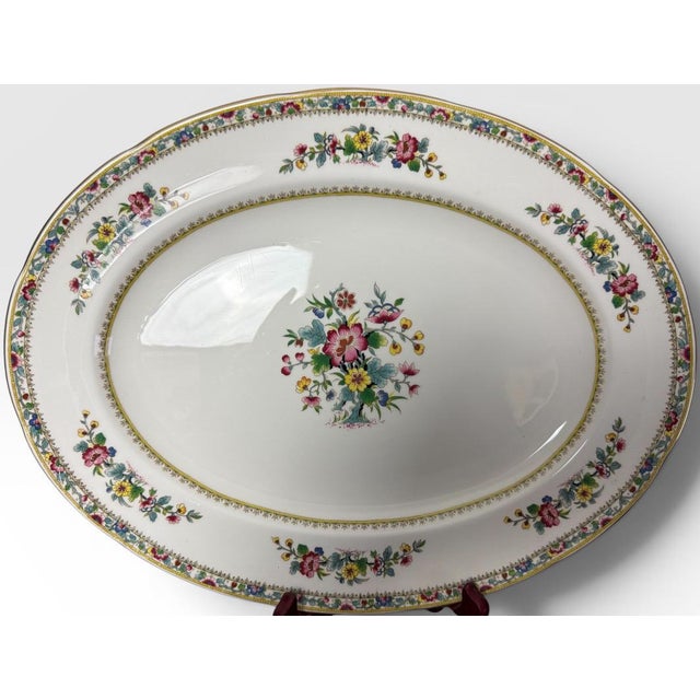 Vintage Coalport Ming Rose Bone China Dinnerware Set - 93 Pieces For Sale - Image 16 of 18