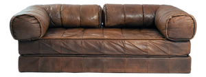Vintage Leather Sofa, 1970s
