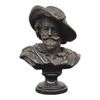 Terracotta Bust of Flemish Painter Peter Paul Rubens For Sale