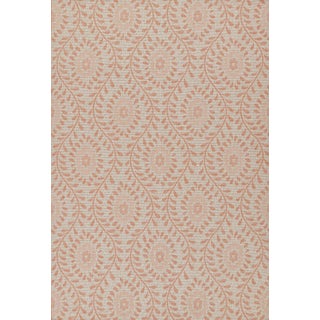 Momeni Contemporary Indoor/Outdoor Riviera Vine Rug in Coral, 5'3" x 7' For Sale