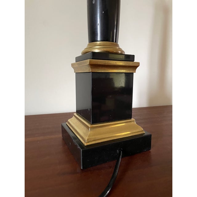 Hollywood Regency Parquet Lamp, 1950s For Sale - Image 10 of 11