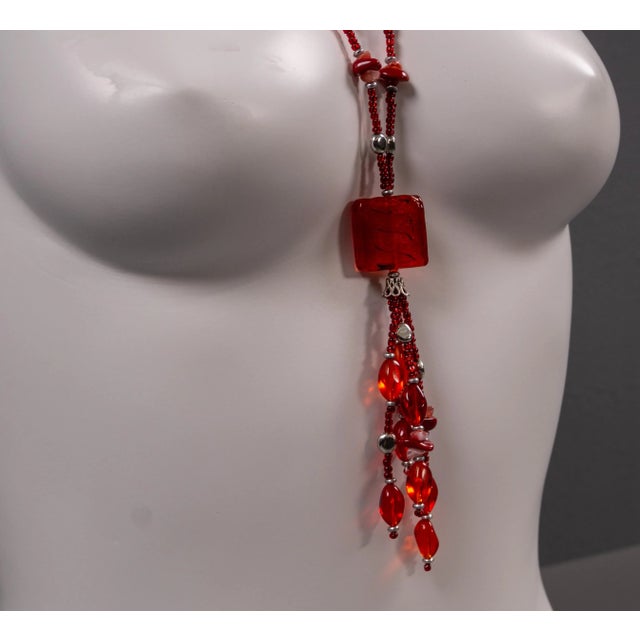 Plastic Fashion Jewelry Necklace For Sale - Image 7 of 13