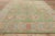 Light Green Vintage Modern Green Oushak Rug - 09'00 X 12'02 For Sale - Image 8 of 9