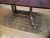 Petite Narrow Traditional Mahogany Dining Table Made-to-Order For Sale - Image 10 of 12