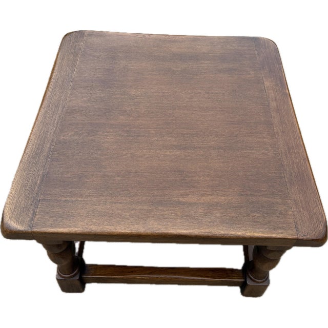Solid Wood European Side or End Table For Sale In Dallas - Image 6 of 7