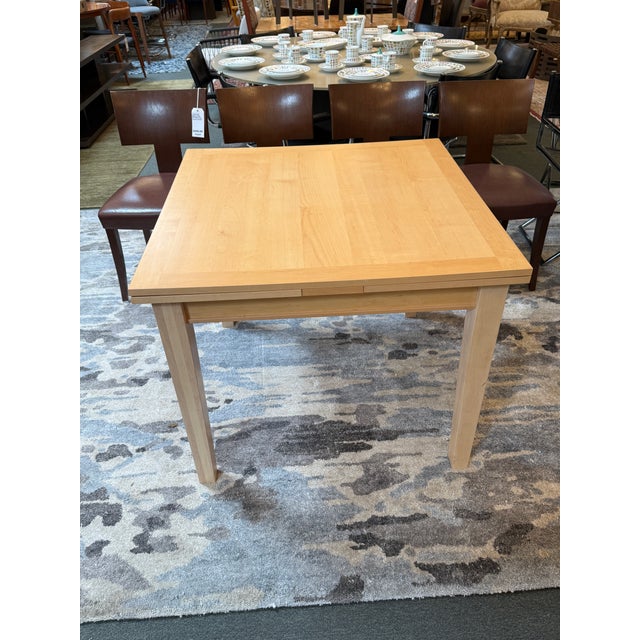 Crate & Barrel Crate & Barrel Extension Dining Table For Sale - Image 4 of 12