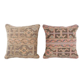 Turkish Rug Pillow Cover - A Pair For Sale