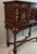 19th-C. English Carved Walnut & Mother-of-Pearl Barley Twist Cabinet on Stand For Sale - Image 4 of 7