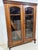 Victorian Adjustable Shelf Mahogany Bookcase with Glass Double Doors, 1850 For Sale - Image 12 of 15
