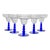 Libbey “Metropolis (Cobalt Blue) Set of 5 Margarita Glasses For Sale