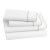 Salerno Bedding Standard Pillowcase in White/Champagne - a Pair For Sale - Image 4 of 4