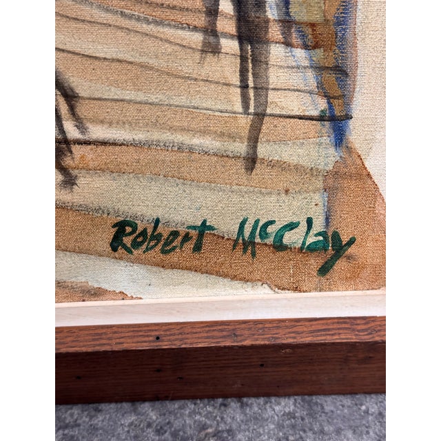 Robert McClay “Bay View #1” Original Artwork, Framed For Sale In San Francisco - Image 6 of 12