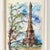 Mid-Century Modern French Lithograph of Paris Eiffel Tower by Arno, 1960s For Sale - Image 5 of 7
