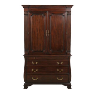 Henkel Harris Model 184 Mahogany Bedroom Armoire For Sale