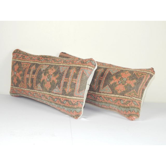 Handmade Turkish Kilim Pillow • Decorative Pillow Vintage Rug Pillow • Pair Pillow Handwoven Vintage Kilim Pillow • Throw...