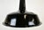 Industrial Black Enamel Hanging Lamp from Reluma, 1950s For Sale - Image 4 of 18