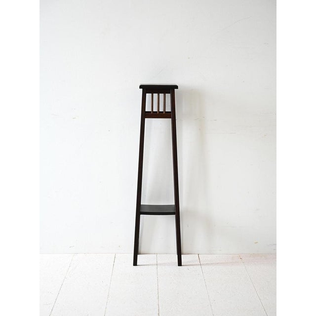 Vintage Swedish Wooden Pedestal, 1960s For Sale - Image 3 of 9