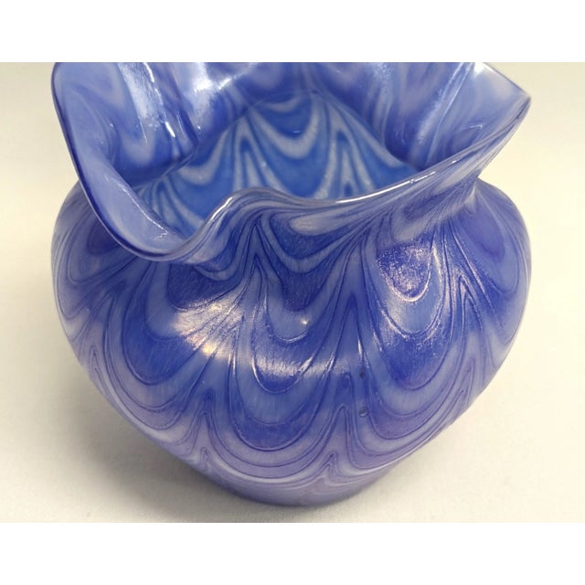 2000 - 2009 Czech Bohemia Art Glass Bowl For Sale - Image 5 of 11