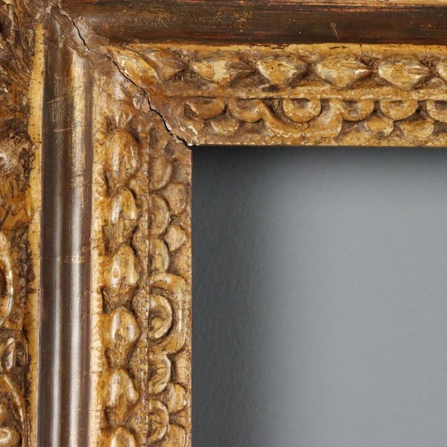 18th Century Carved Wooden Frame For Sale - Image 5 of 13
