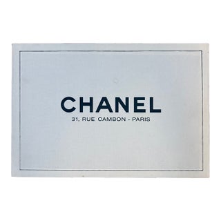 Rare Authentic Chanel Couture Fabric Wrapped Vip Box Lagerfeld Closet Display Big For Sale