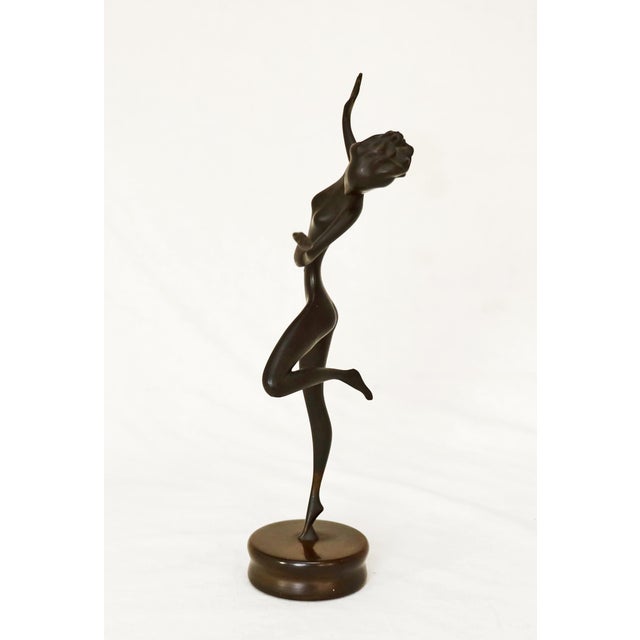 Mid-Century Modern Franz Hagenauer, Nude Dancer, 1920s, Brass For Sale - Image 3 of 10