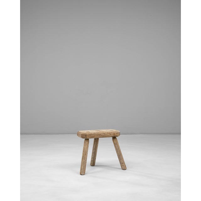 20th Century French Oak Tripod Stool For Sale - Image 18 of 18