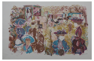 Emilio Grau-Sala, La Place Du Village, 1960, Original Lithograph
