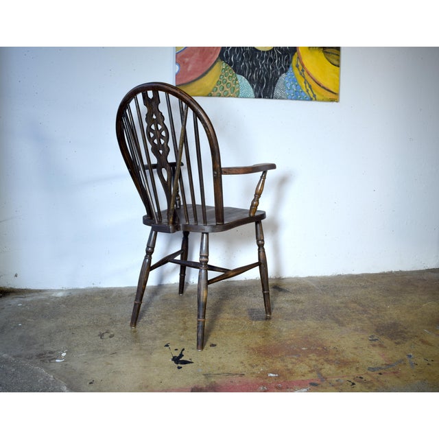 Vintage Windsor Wheelback Chair, 1920s For Sale - Image 4 of 9