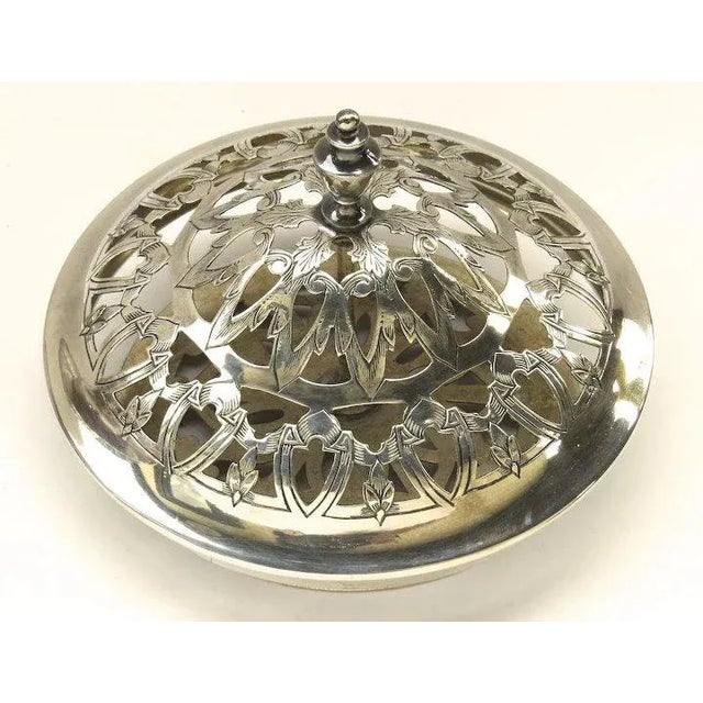 Metal Vintage Flower Arranger Insert Center Piece by Wilcox International Co For Sale - Image 7 of 8