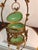 Art Nouveau Antique French Opaline Casket Gilt Nest and Ivy Canopy Stand, Palais-Royal Taste, Uranium Glass For Sale - Image 3 of 18