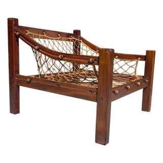 Jean Gillon for Italma Jacaranda Wood Art "Amazonas" Lounge Chair For Sale