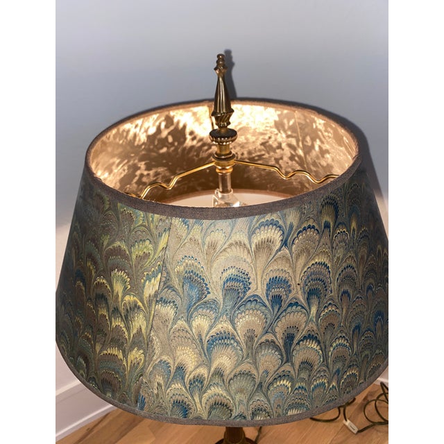 Traditional 1990s John-RIchard Brass Candelstick Lamp For Sale - Image 3 of 13