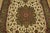 1940s Ivory Medallion Antique Tabriz Persian Rug 5' 1" X 8' 7" Handknotted Wool Carpet For Sale - Image 4 of 6