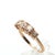 Gold 1900-1909 14k Yellow Gold Old European Cut Diamond Band Ring, Size 7 For Sale - Image 8 of 13