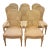Vintage Drexel Heritage Shabby Chic Cane Back Dining Chairs - Set of 8 For Sale