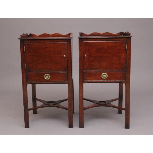 Mahogany Bedside Cabinets, 1920s, Set of 2 For Sale - Image 4 of 10