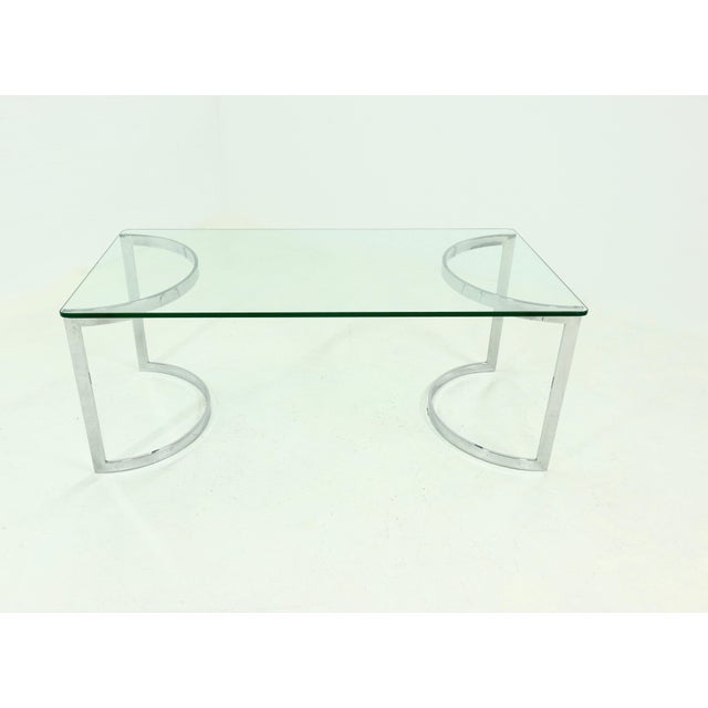 Glass Italian Modern Dining Table and Chairs from Cidue, 1970s, Set of 7 For Sale - Image 7 of 16