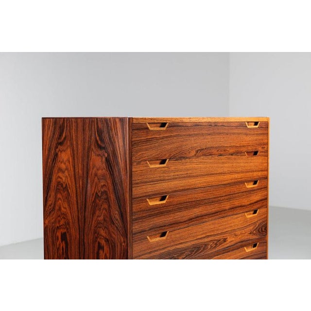 Rosewood Chest of Drawers by Svend Langkilde for Langkilde Møbler, Denmark, 1960s For Sale - Image 7 of 13