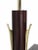 Brown Vintage Mid-Century Modern Tripod Base Table Lamp by Laurel For Sale - Image 8 of 9