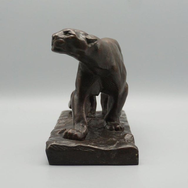 Hippolyte Marius Galy, Panther, 1920s, Bronze For Sale - Image 3 of 8