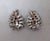 Metal Vintage Signed Mazer Brothers Rhodium Plated Clear Rhinestone Clip Earrings-2 Pieces For Sale - Image 7 of 7
