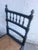Ebonized Dining Chairs with Handwoven Cane Seats, Set of 4 For Sale - Image 4 of 7