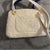 1960s A Stylish 1960s Blue and Creamy Fabric Double-Face Italian Hand-Bag For Sale - Image 5 of 9