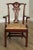 Chippendale Chippendale Style Solid Mahogany Pair Armchairs For Sale - Image 3 of 13