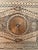 Mid 20th Century Greek Folk Art Straw Marquetry Protected Glass Serving Tray For Sale - Image 4 of 7