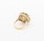 Gold 14k Yellow Gold and Multicolored Gemstone Cluster Ring For Sale - Image 8 of 13