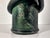 Green Art Nouveau Belgium Pottery Jug with Twisted Handle For Sale - Image 8 of 10