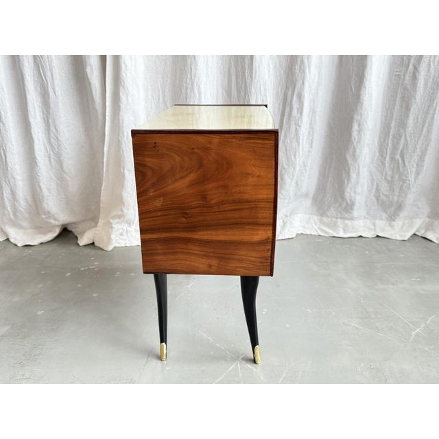 Mid-Century Modern Wooden Bedside Tables by Vittorio Dassi, 1950s, Set of 2 For Sale - Image 10 of 18
