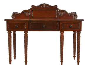 Ralph Lauren British Colonial Carved Mahogany Sideboard Buffet or Console Table