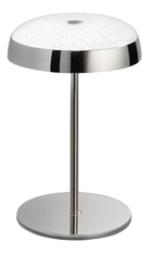 Joza Polished Chrome Plated and Glass Table Lamp by Aggiolight